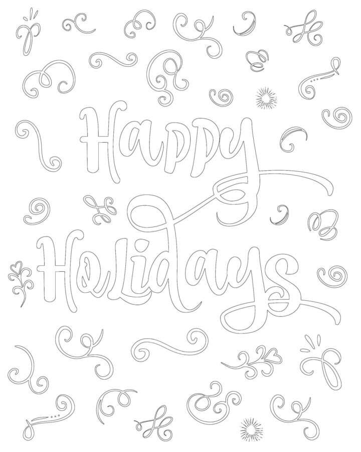 Christmas Coloring Sheet
