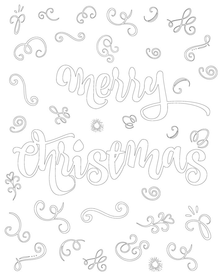 Christmas Coloring Sheet