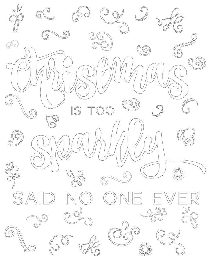 Christmas Coloring Sheet