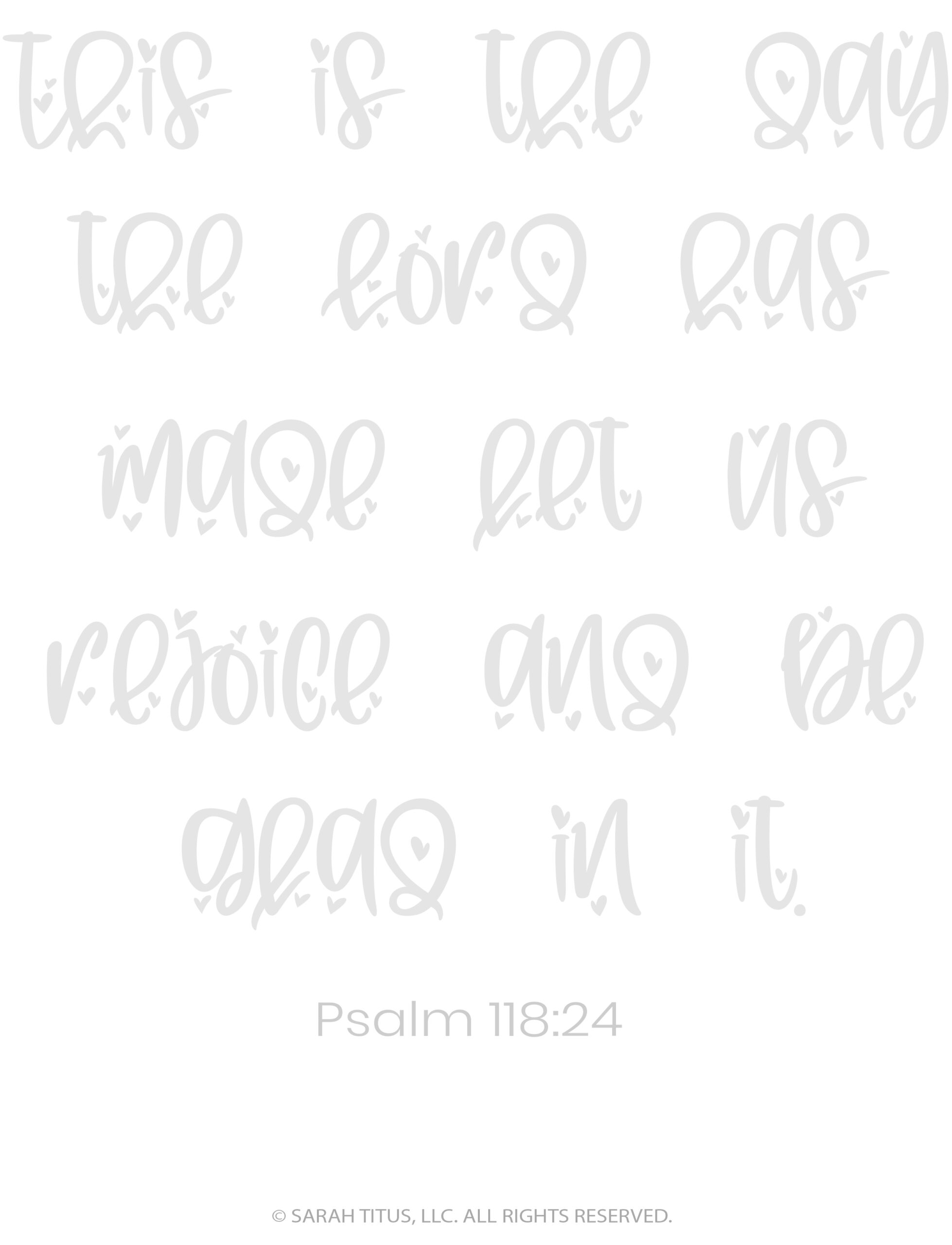 100+ Hand Lettering Practice Sheets - Sarah Titus