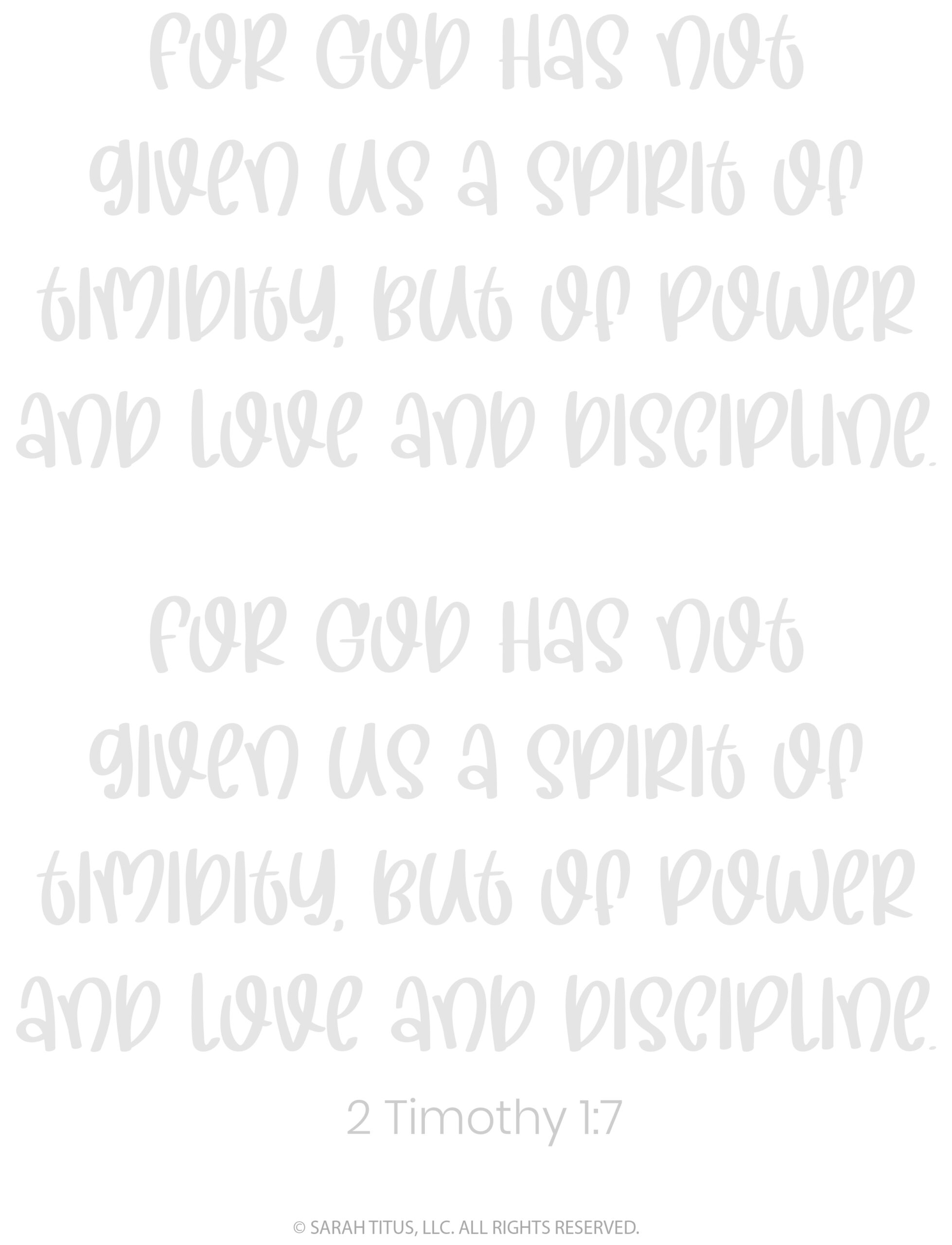 30 Days to Better Hand Lettering Scripture Worksheets - Sarah Titus