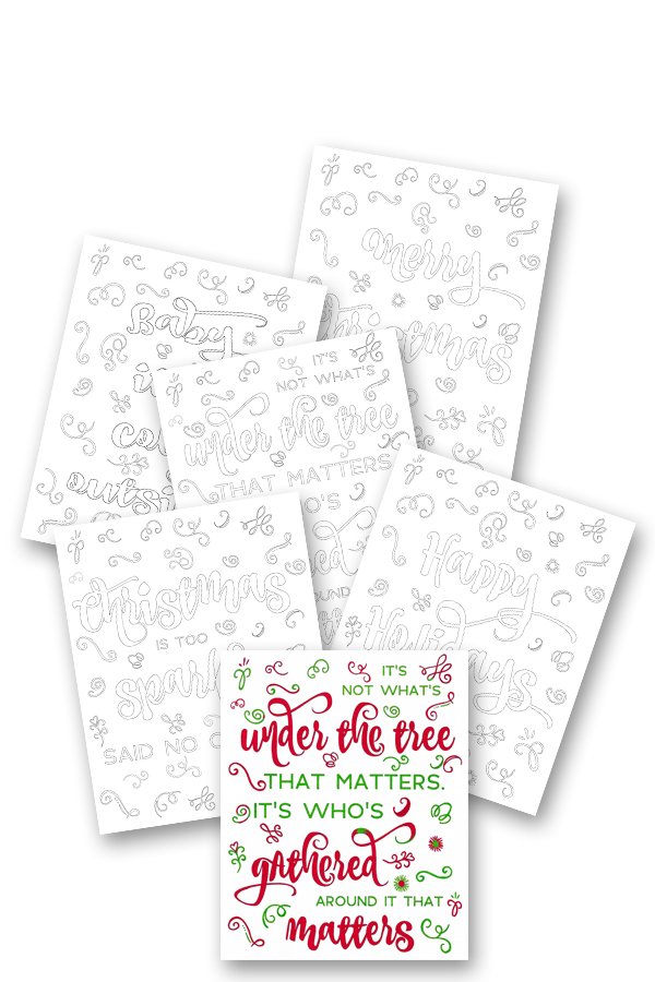 Christmas Coloring Sheets