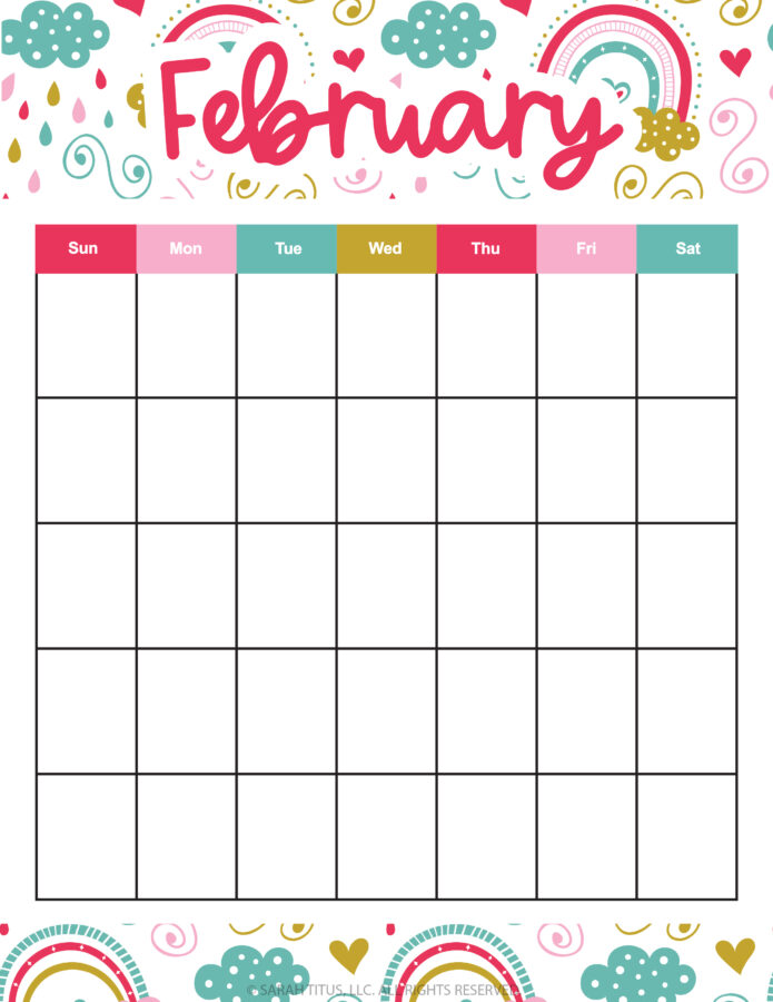 February Calendar
