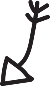 Curved Arrow Doodle