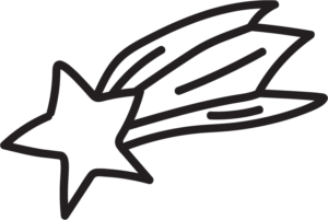 Shooting Star Doodle