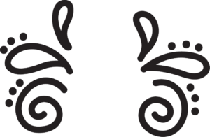 Swirls Teardrops and Dots