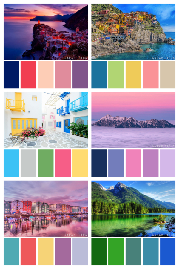Travel Color Palettes