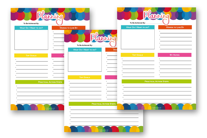 Undated Daily Planner Planning Printable
