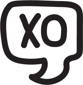 XO Speech Bubble Doodle