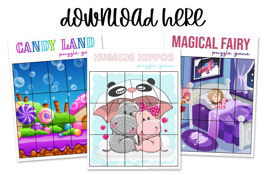 Adorable Artwork Puzzle Games - Printables For Girls To Enjoy