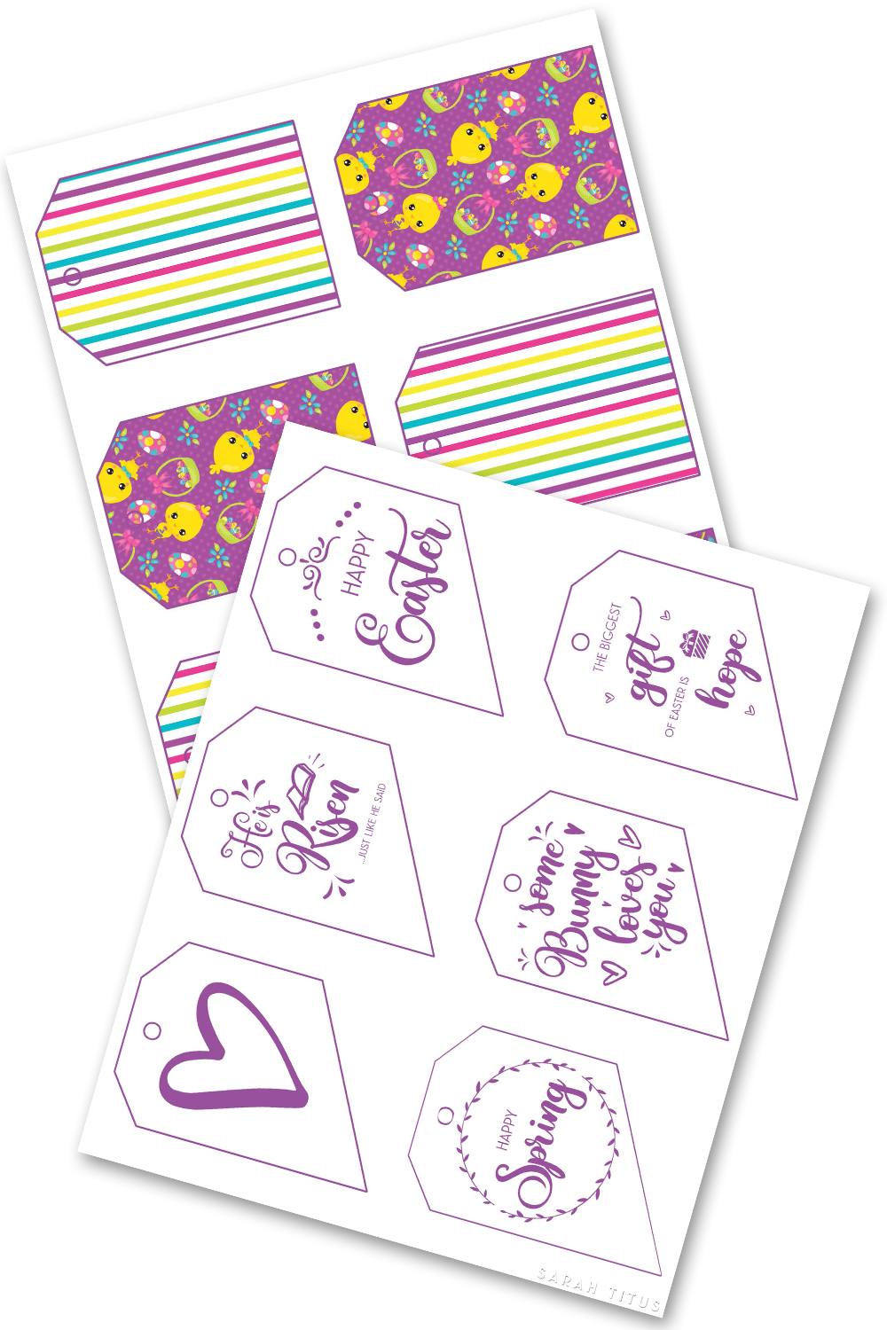 Free Printable Easter Gift Tags