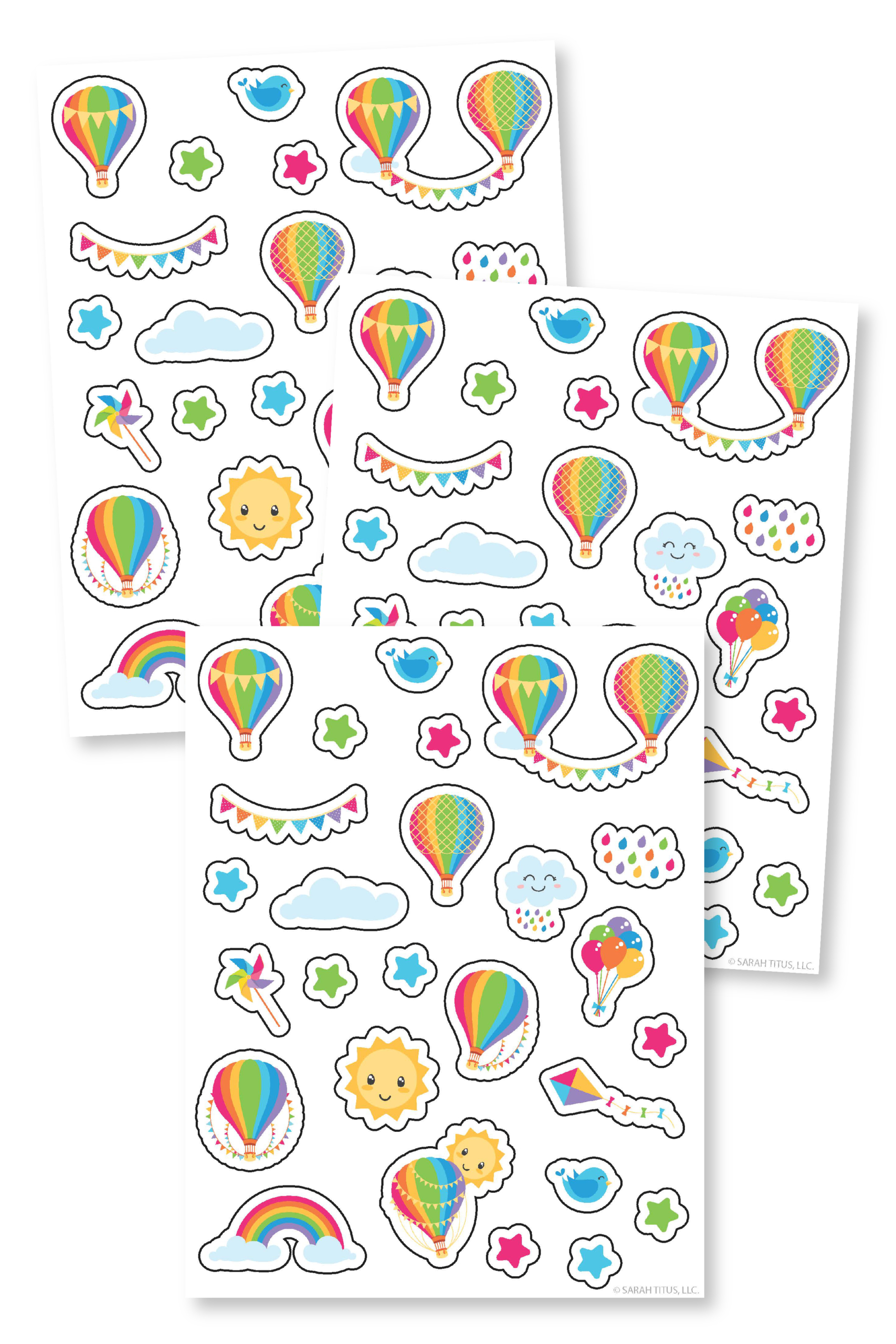 Balloon Stickers - Free holidays Stickers