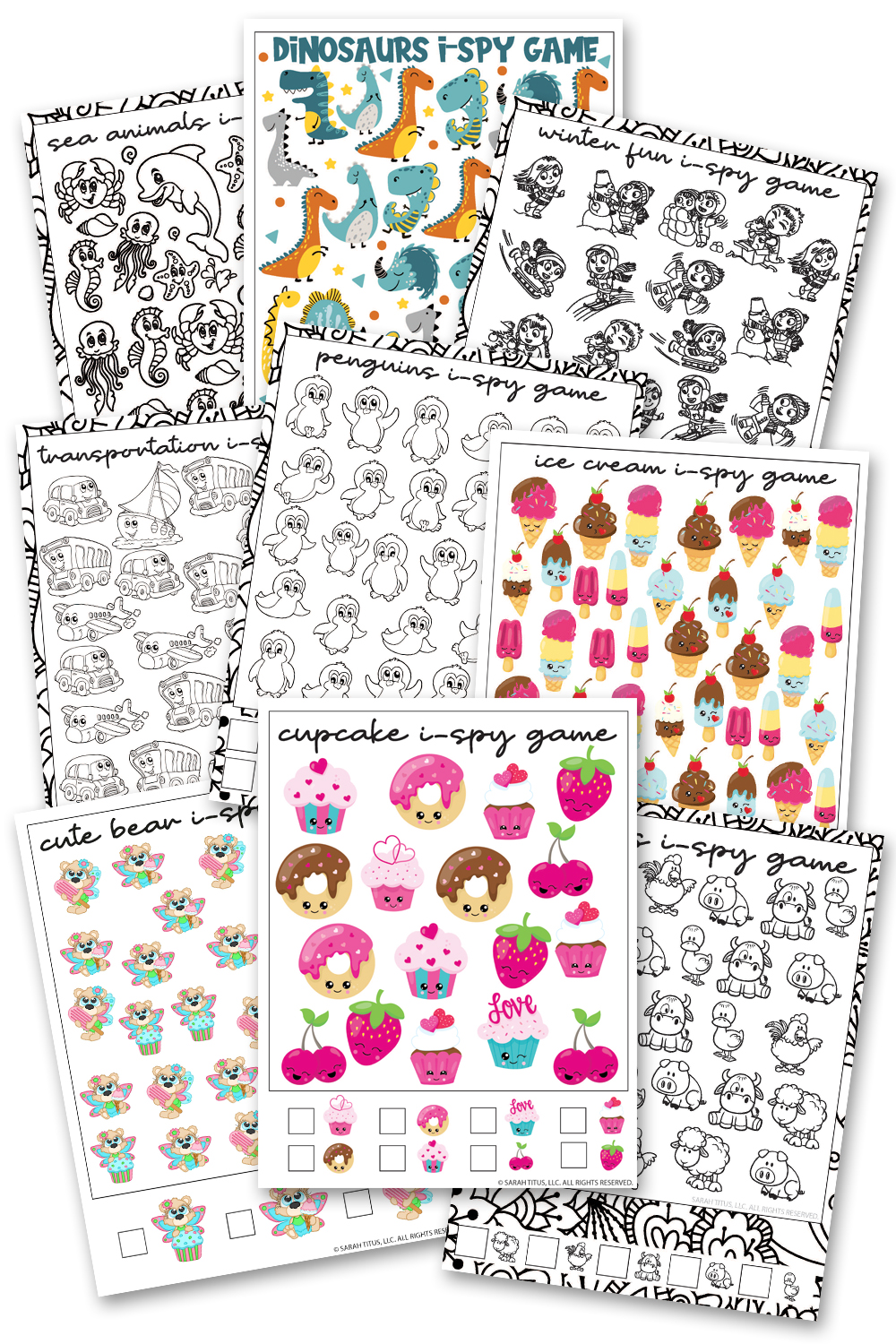 10 Fun Cute Art I-Spy Games For Free (Printables)