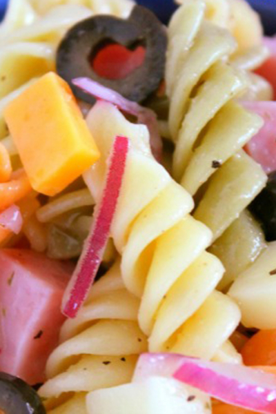 Italian Ham Pasta Salad