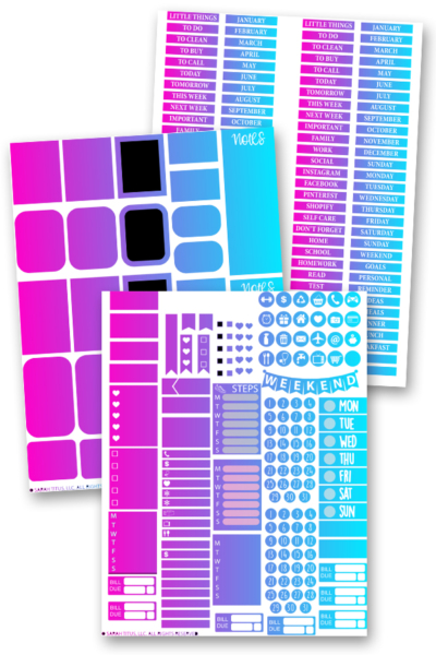 Fun Art Printable Stickers For Planner: Cute Free Templates