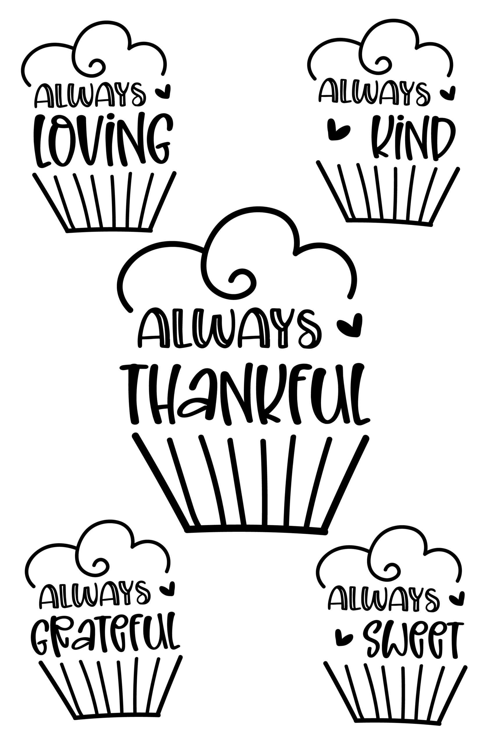 Free Cupcake SVG Cut Files