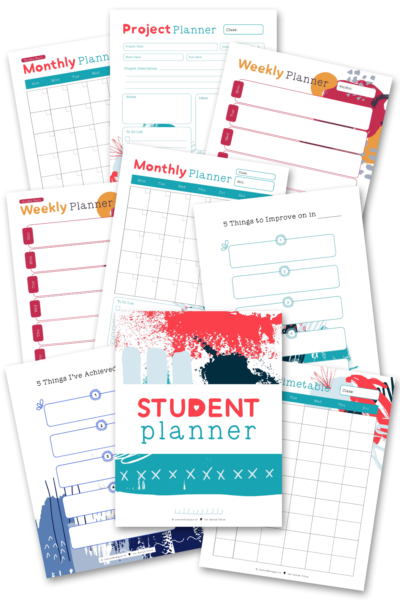 chore chart free printable blank The Best Free Student Planner Printables