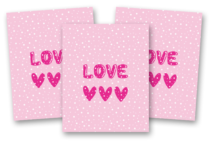 Valentine's Day Binder - Love Wall Art