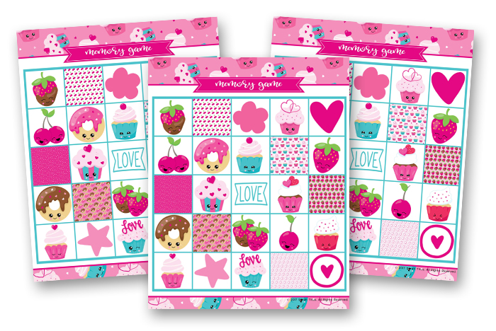 Valentine's Day Binder - Memory Game