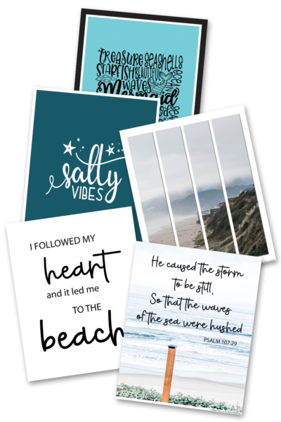 Pretty Ocean Wall Art Printables For You