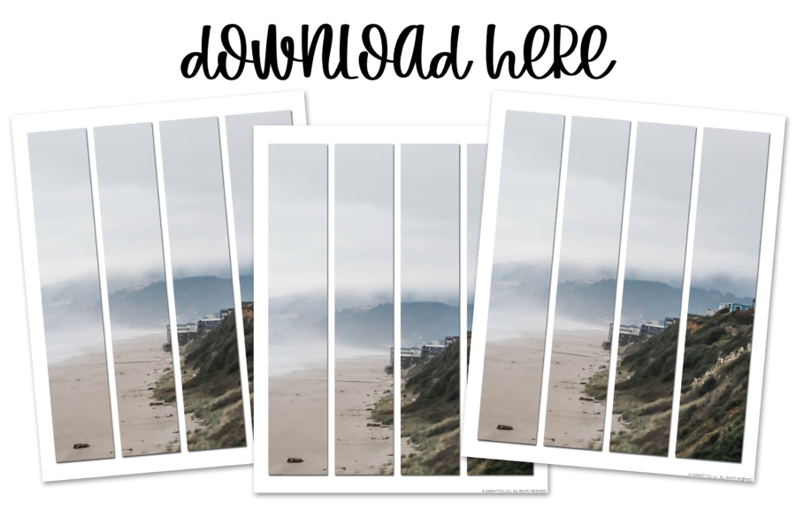 Pretty Ocean Wall Art Printables For You -Beach Town