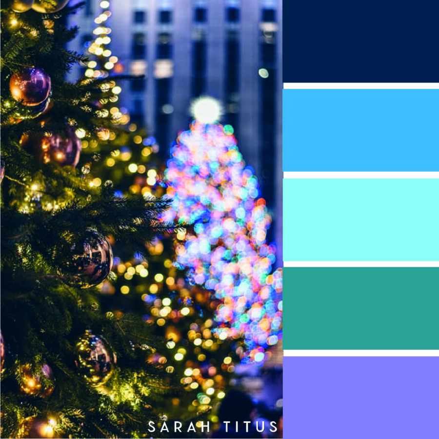 Looking for some color scheme inspiration with a festive twist? These 25 Christmas color palettes are perfect for color combination ideas this Holiday season!