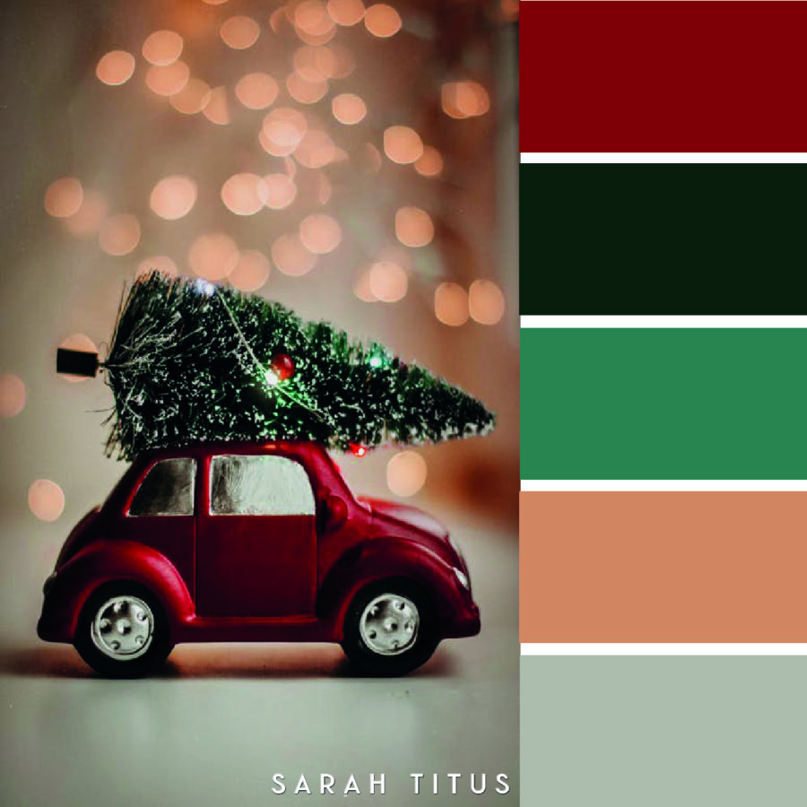 Looking for some color scheme inspiration with a festive twist? These 25 Christmas color palettes are perfect for color combination ideas this Holiday season!