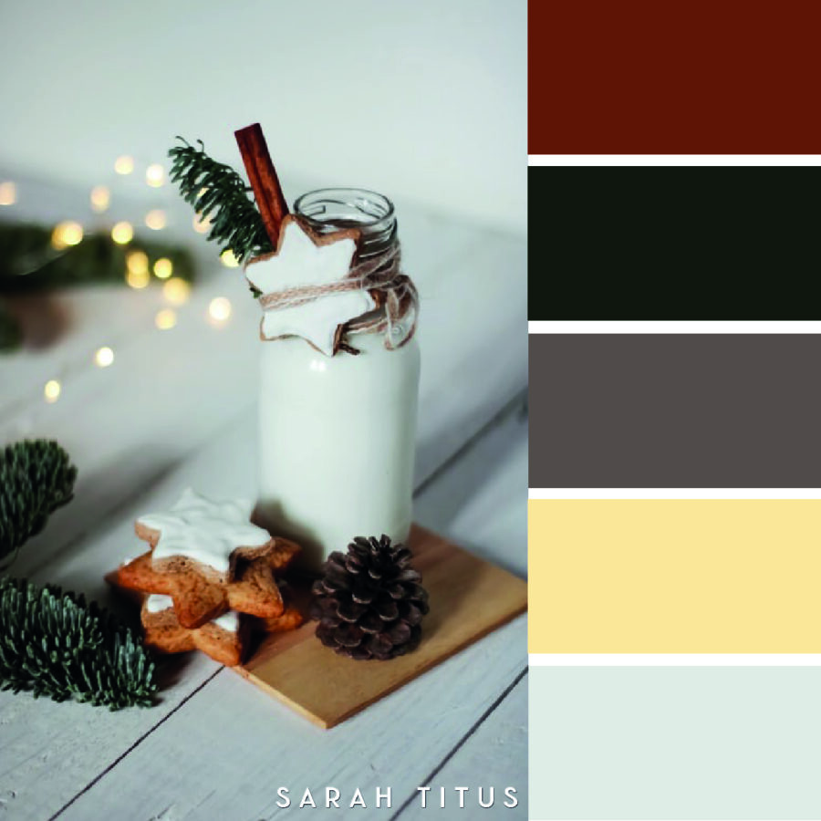 Looking for some color scheme inspiration with a festive twist? These 25 Christmas color palettes are perfect for color combination ideas this Holiday season!