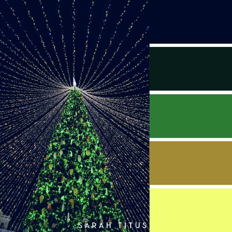 Looking for some color scheme inspiration with a festive twist? These 25 Christmas color palettes are perfect for color combination ideas this Holiday season!