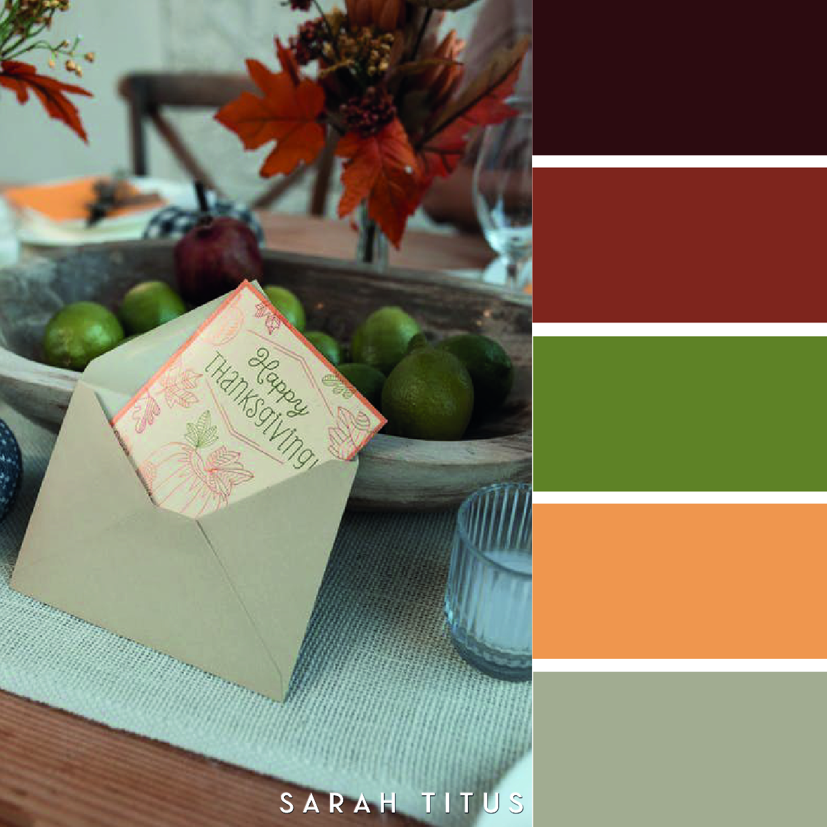 25 Thanksgiving Color Palettes - Sarah Titus