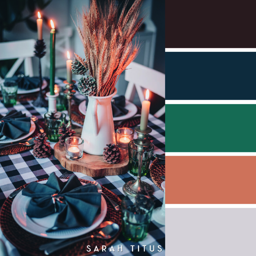 Looking for some Thanksgiving color scheme inspiration? These 25 Thanksgiving color palettes with hex codes are perfect for color combination ideas this Holiday season!