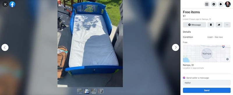 Free Toddler Bed