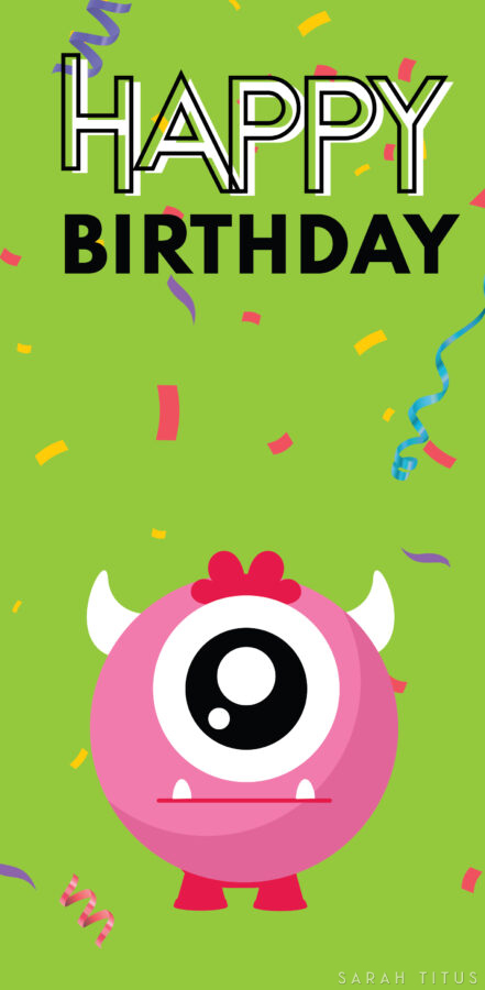 Birthday Text Cards