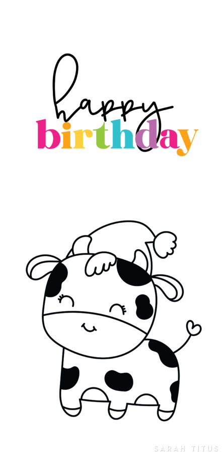 Birthday Text Cards