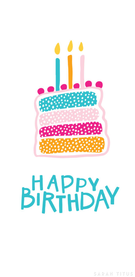 Birthday Text Cards
