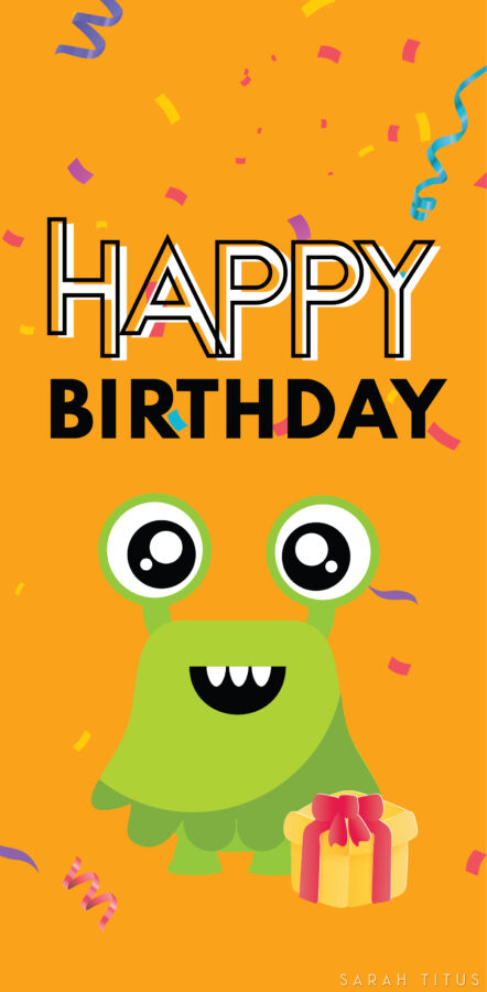 Birthday Text Cards