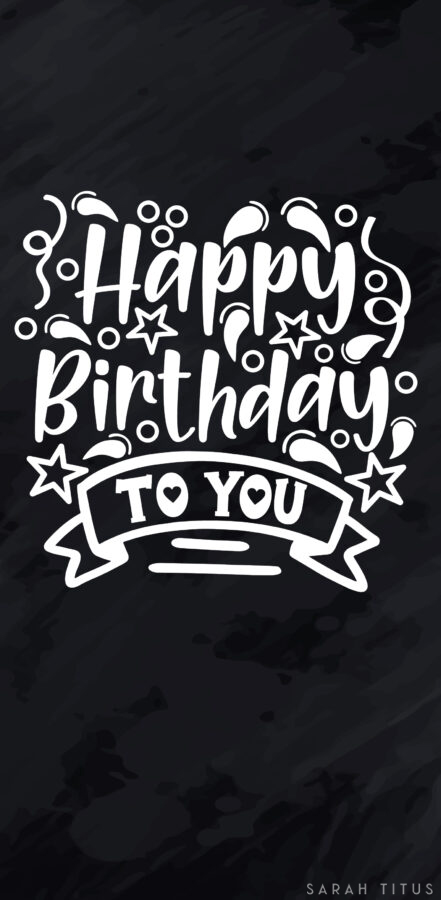Birthday Text Cards
