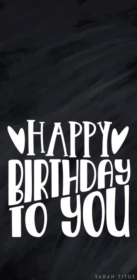 Birthday Text Cards