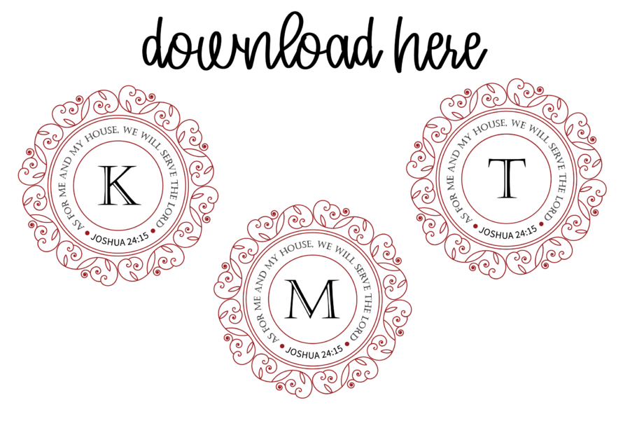 Free Christian Scripture Bible Verse Monogram SVGs