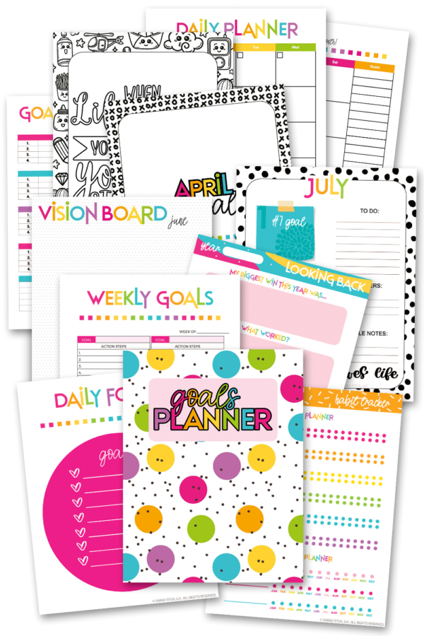 Goals Planner - Sarah Titus