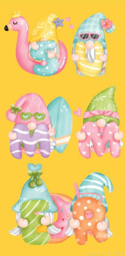Summer Text Cards