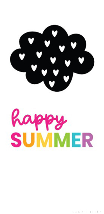 Summer Text Cards