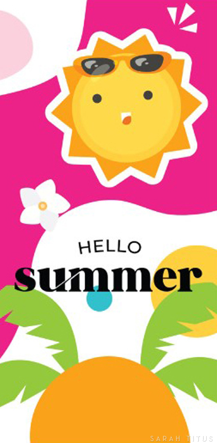 Summer Text Cards