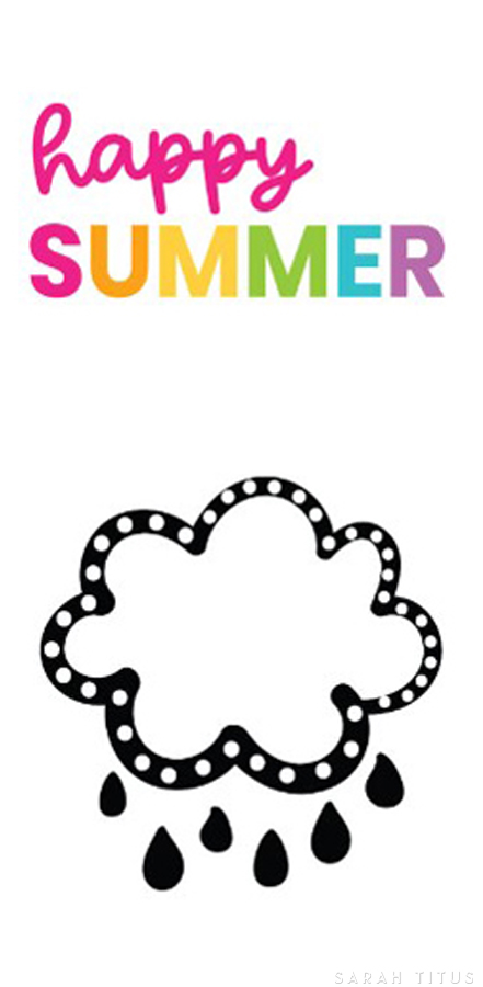 Summer Text Cards