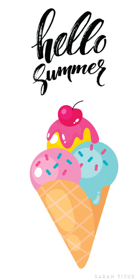 Summer Text Cards