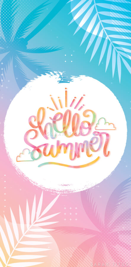 Summer Text Cards