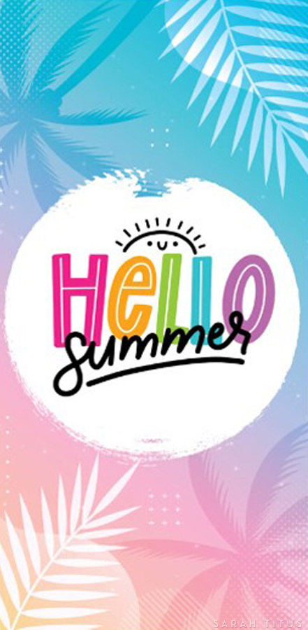 Summer Text Cards