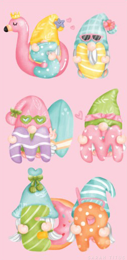 Summer Text Cards
