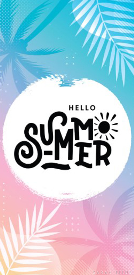Summer Text Cards
