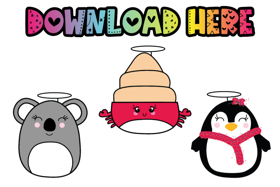 Free SVG Clip Art - Cute Angel Animal Images (PNGs)